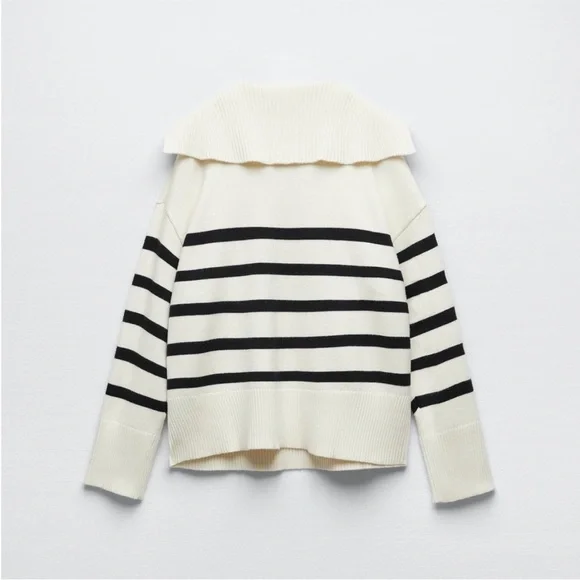 NWT Zara Stripe Sweater - Picture 5 of 5